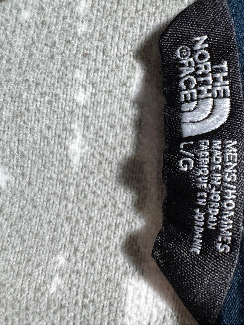 The North Face Olive & Cream Patterned Quarter-Zip Performance Pullover
